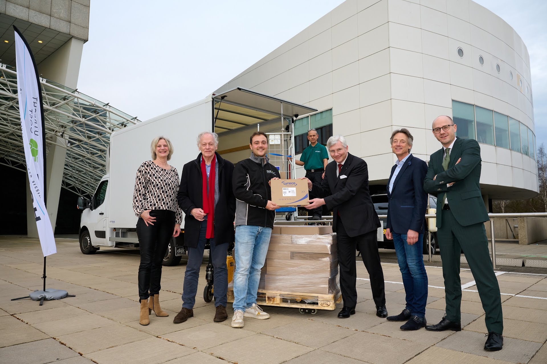 Gebundelde pakketlevering HUO zorgt voor duurzamere en efficiëntere stadslogistiek