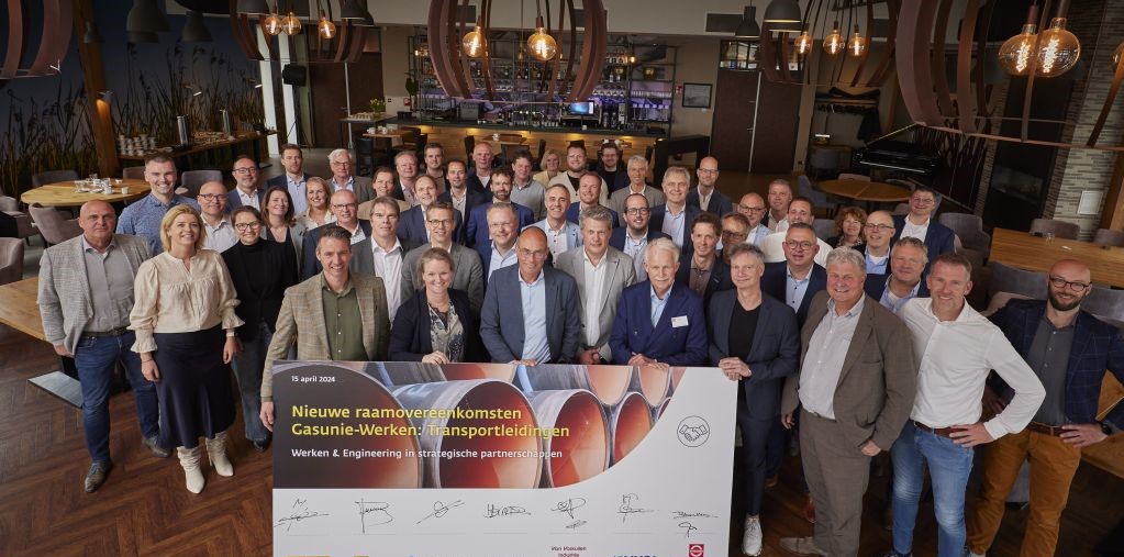 Gasunie ondertekent tienjarige contracten met aannemers voor onderhoud en investering in nieuwe energie-infrastructuur