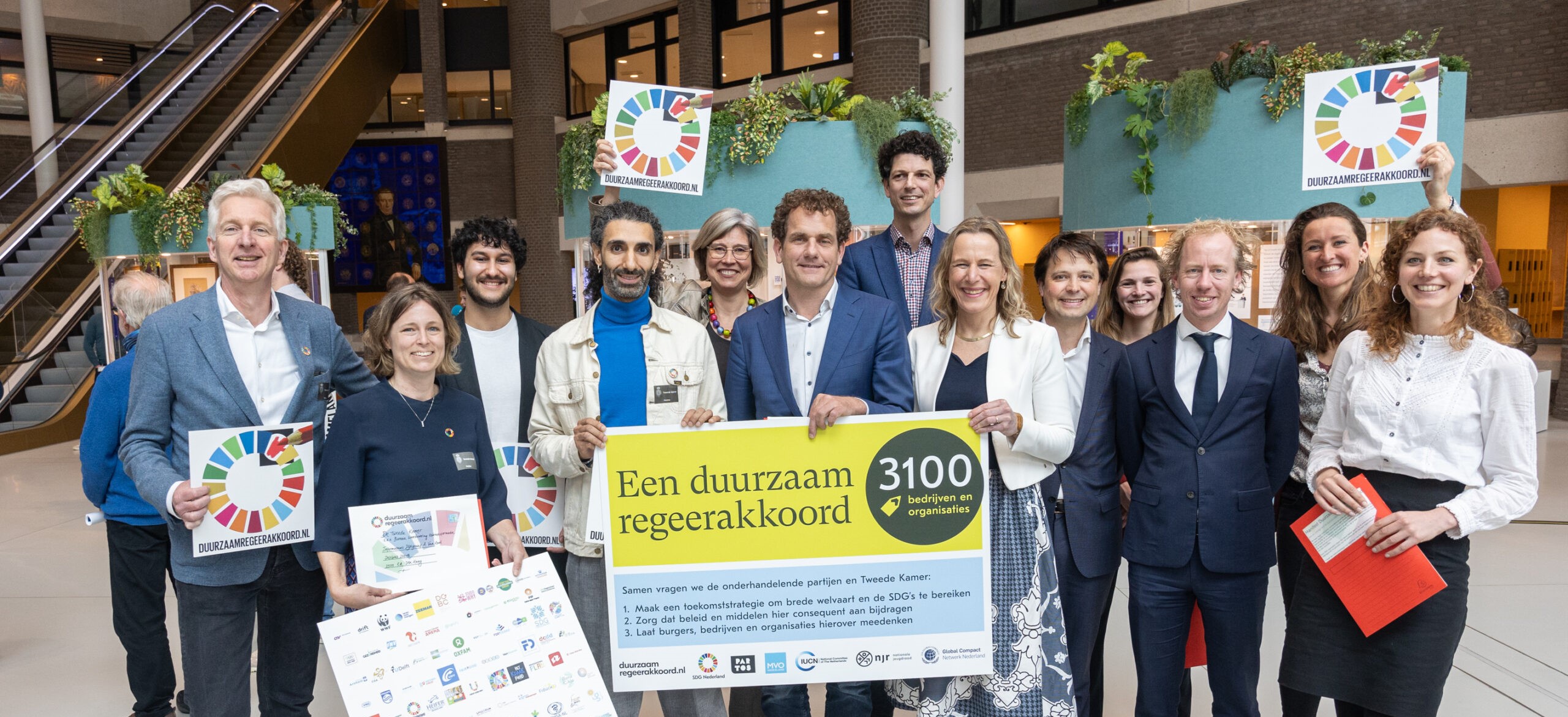 Duurzaam Regeerakkoord is naar de Tweede Kamer