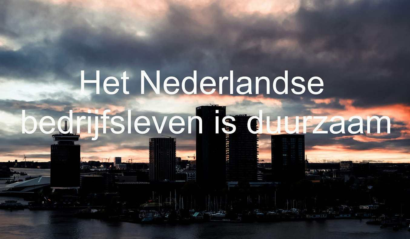 Het Nederlandse bedrijfsleven staat bekend om hun duurzaamheid