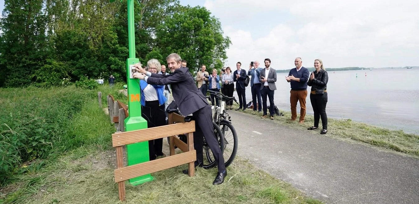 Middelburg krijgt windturbine voor opladen elektrische fietsen