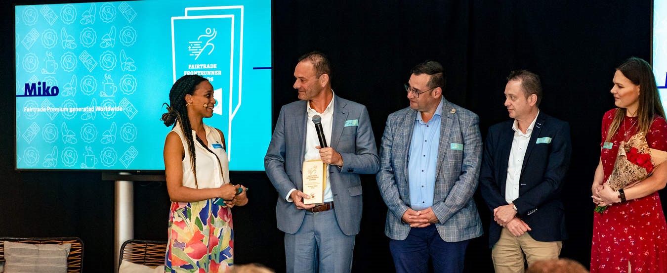 Miko wint voor het tweede jaar op rij de Fairtrade Frontrunners Award