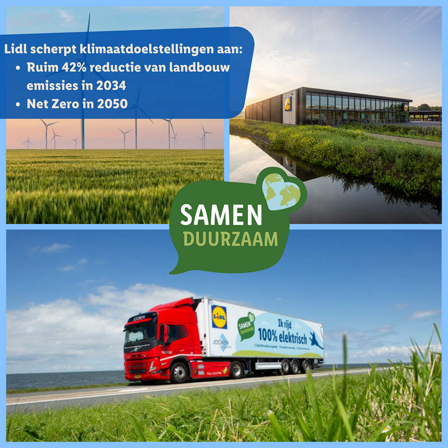 Lidl scherpt klimaatdoelstellingen aan