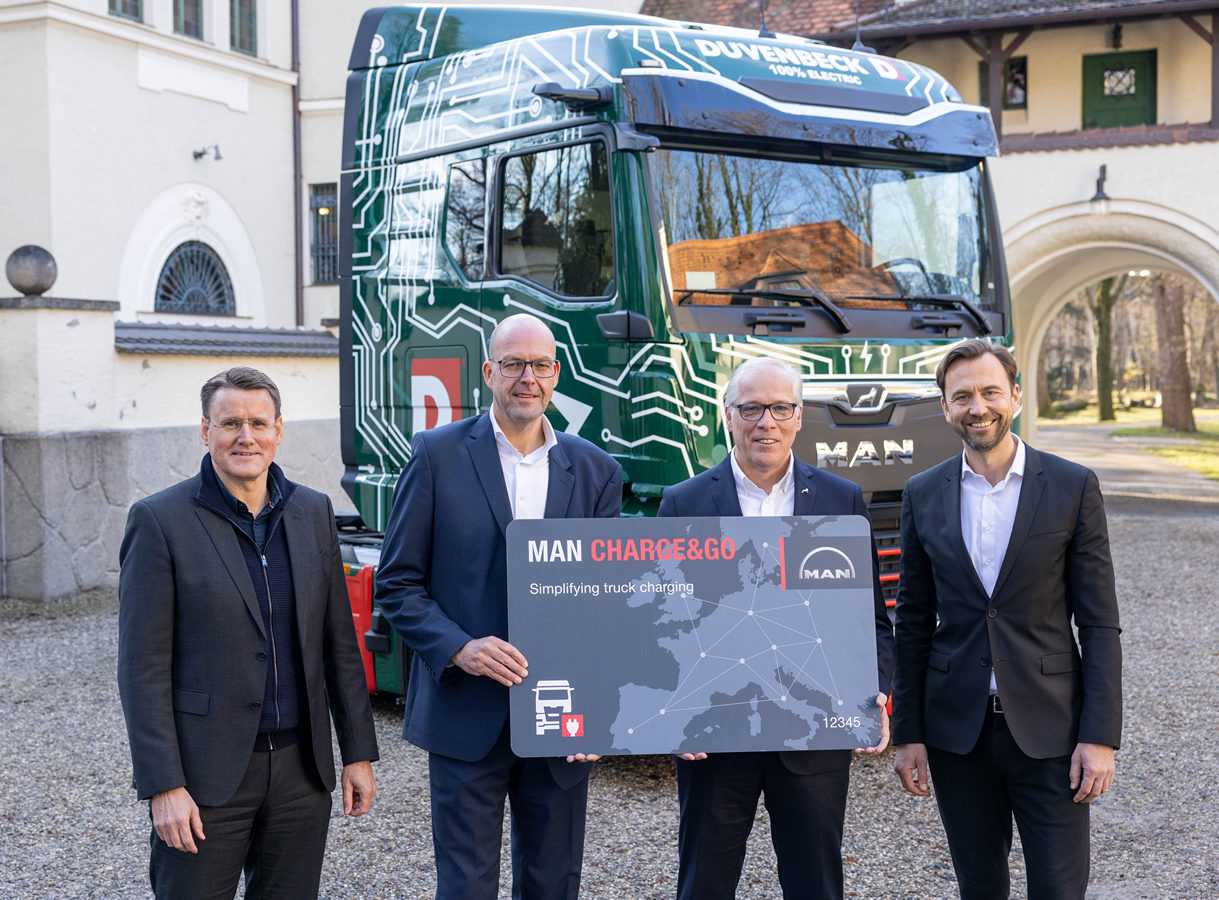 Eerste MAN eTruck samen met Duvenbeck ingezet voor emissievrije logistiek bij Volkswagen