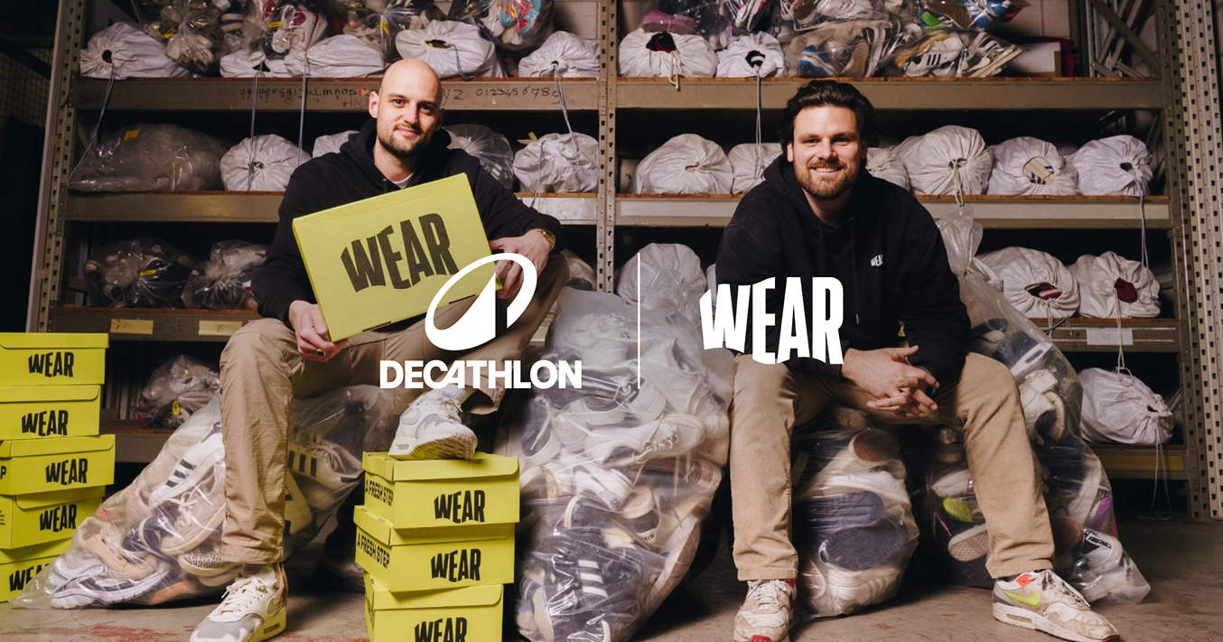 WEAR en Decathlon introduceren gerecyclede sneakers