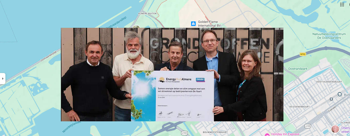 Bedrijven op De Vaart kunnen voortaan energie delen