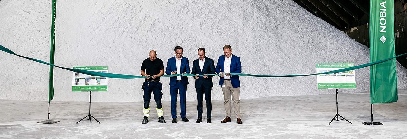 Nobian Dansk Salt opent elektrische zoutfabriek in Mariager en viert 60 jaar zoutproductie
