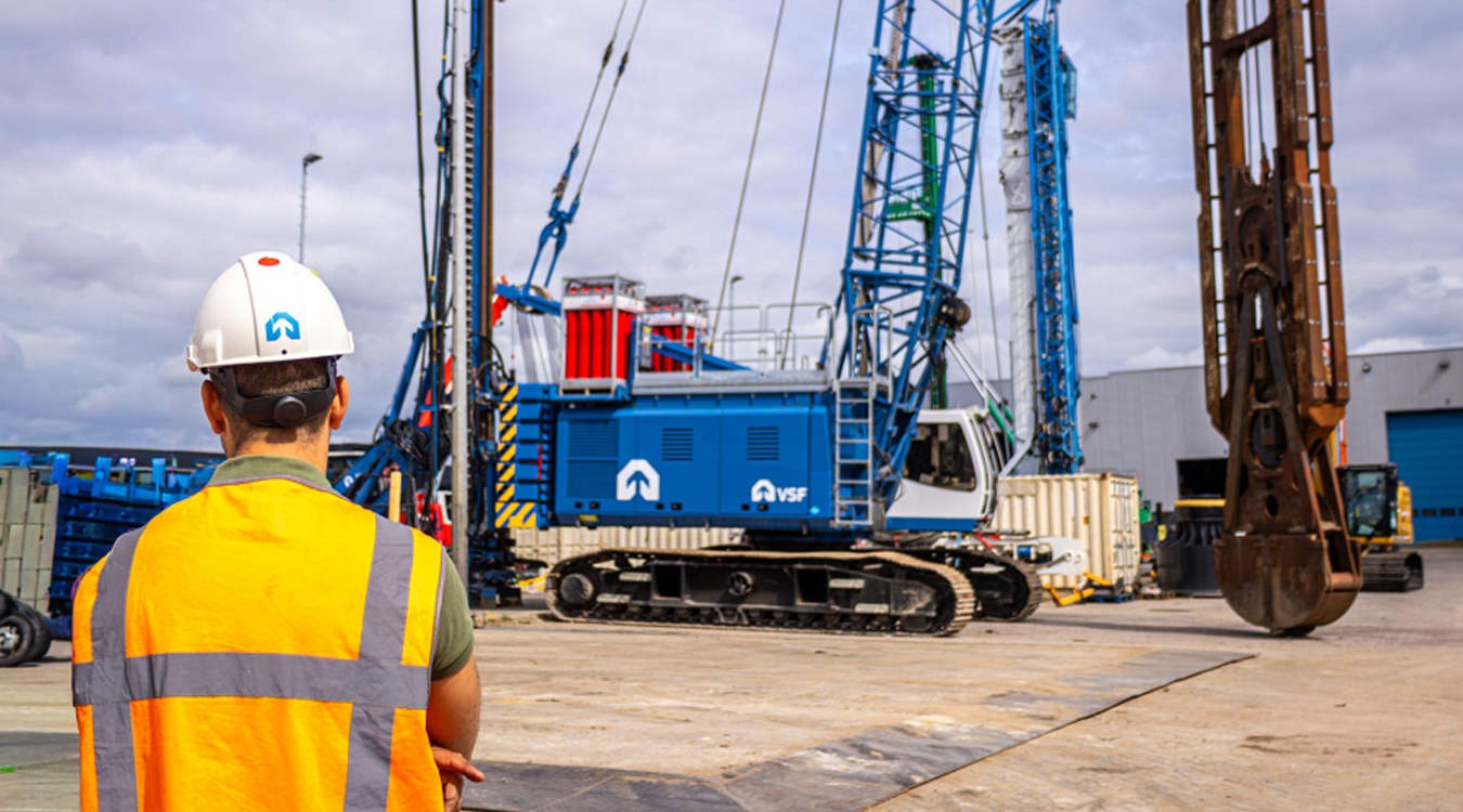Hoe VSF Nederland’s eerste waterstof-aangedreven funderingskraan bouwde