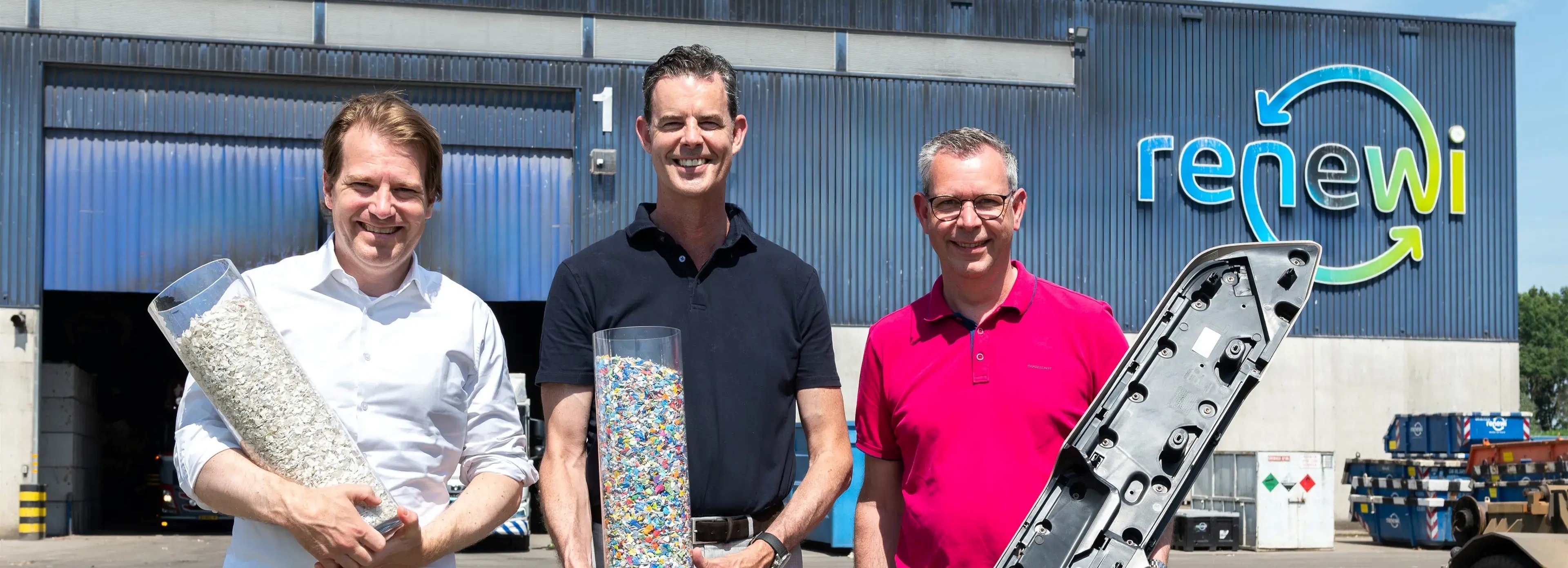 Renewi en VDL brengen gerecyclede kunststoffen naar de automotive industrie