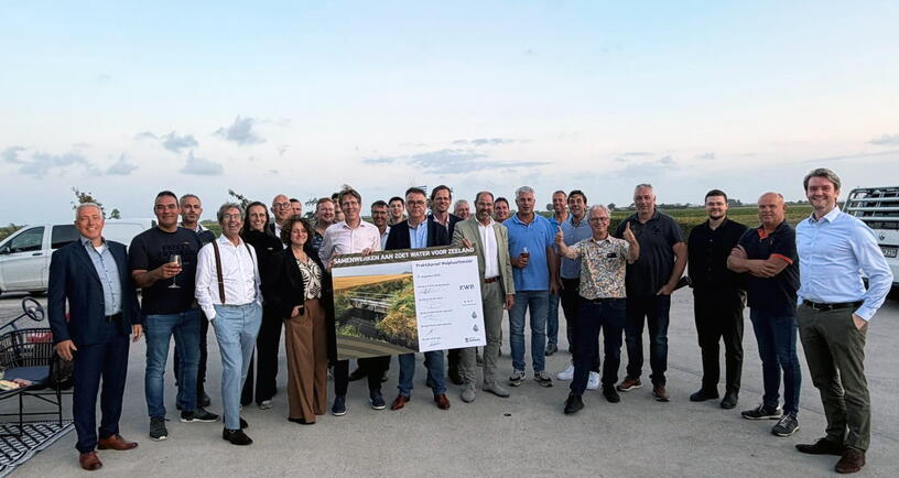 Partners zetten handtekening onder praktijkproef Wolphaartswater