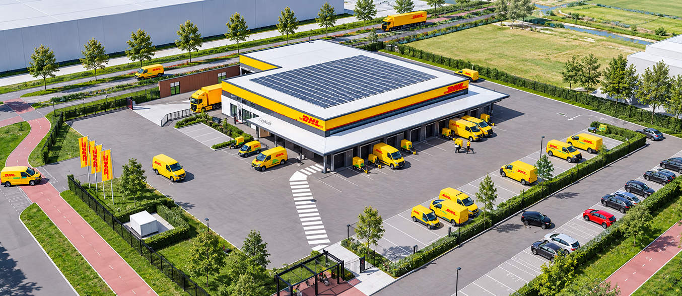 Duurzame DHL CityHub in Den Hoorn krijgt vorm: bouw gestart